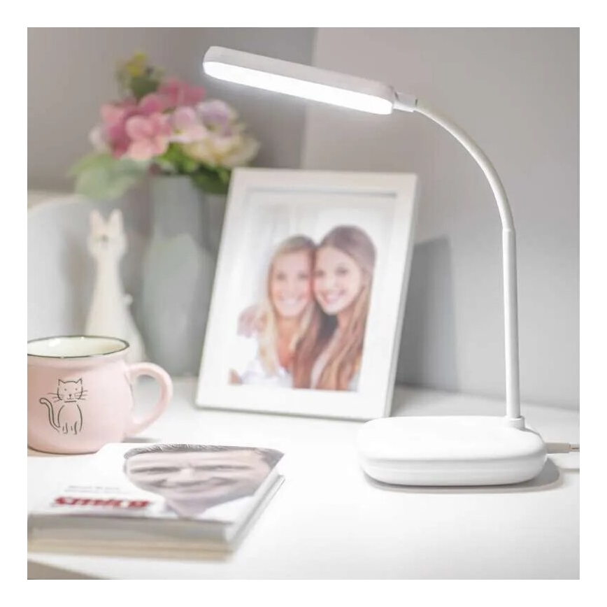 LED Димируема гъвкав настолна лампа LED/12W/230V 3000K/4000K/6500K бял