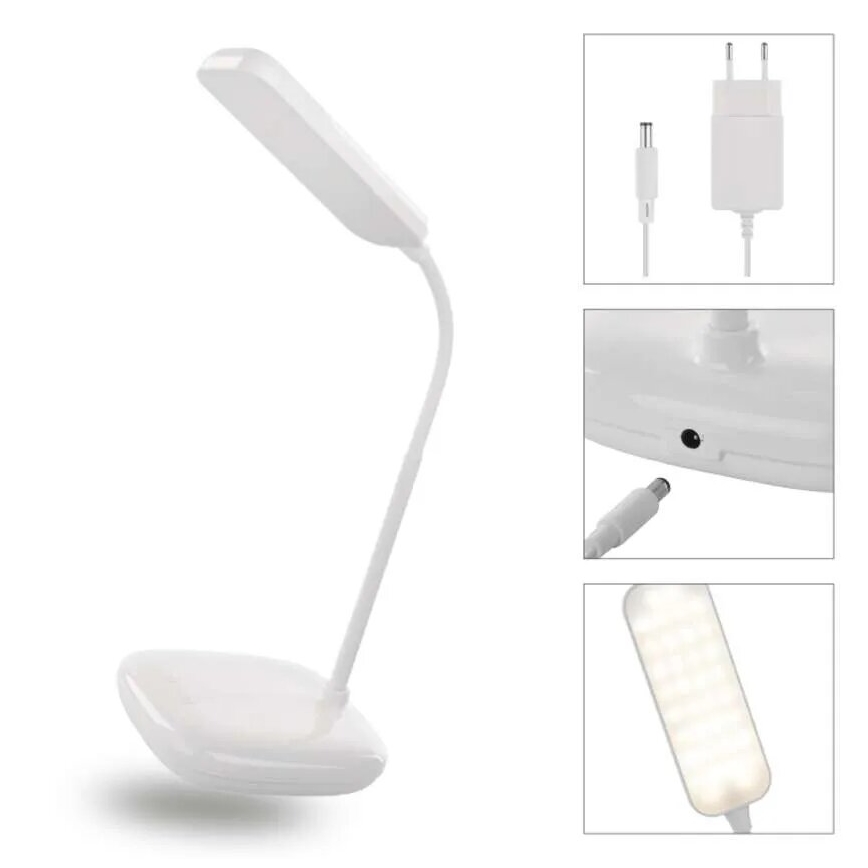 LED Димируема гъвкав настолна лампа LED/12W/230V 3000K/4000K/6500K бял