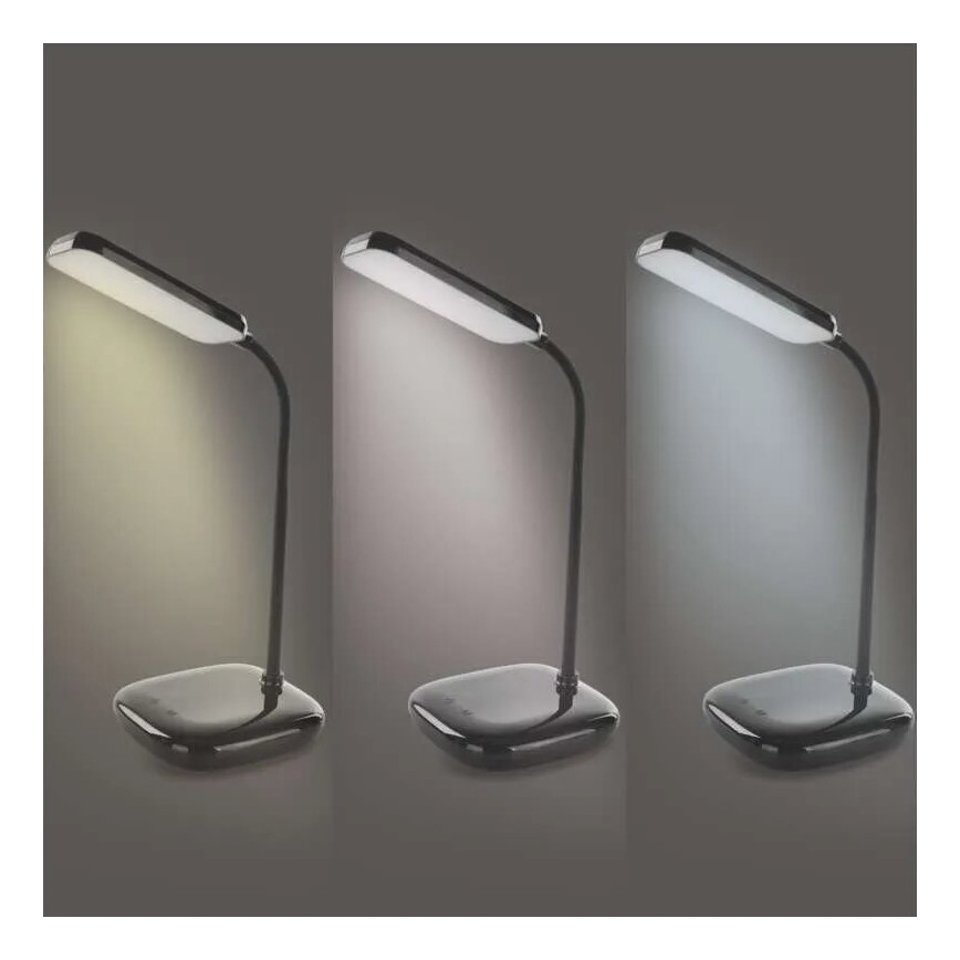 LED Димируема гъвкав настолна лампа LED/12W/230V 3000K/4000K/6500K черен