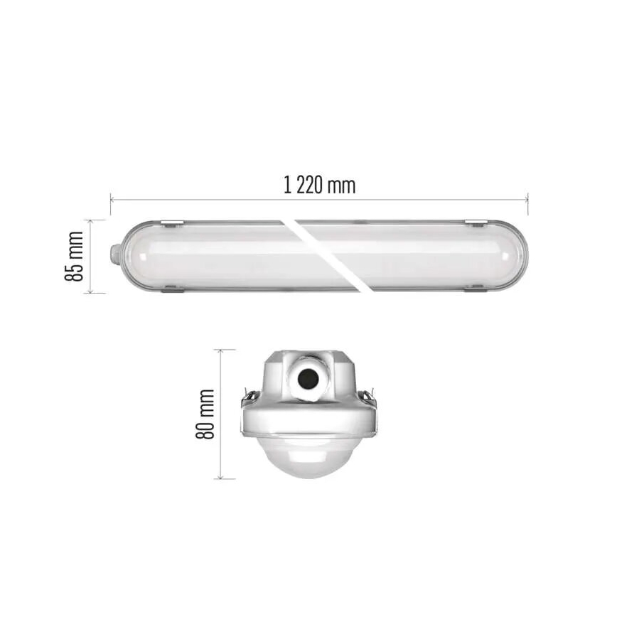 LED Димируема индустриална лампа MISTY LED/21/26/31/35W/230V 6500K IP66