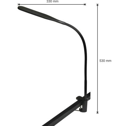 LED Димируема лампа 3в1 LED/10W/230V 3000/4000/6000K CRI 90 черен