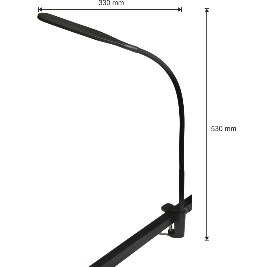LED Димируема лампа 3в1 LED/10W/230V 3000/4000/6000K CRI 90 черен