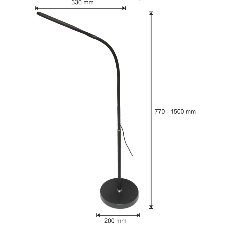 LED Димируема лампа 3в1 LED/10W/230V 3000/4000/6000K CRI 90 черен