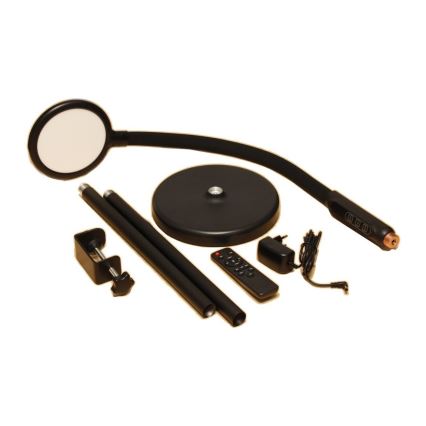 LED Димируема сензорна лампа 3в1 LED/12W/230V черен CRI 90 + дистанционно управление