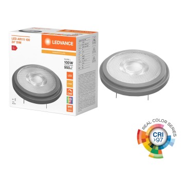 LED димируема лампа AR111 G53/13,5W/12V 2700K 24° CRI 97 - Ledvance