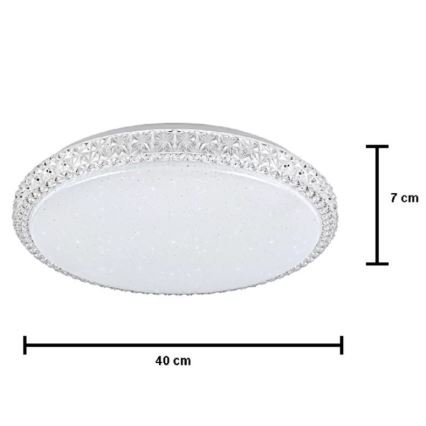 LED Димируема лампа IRINA LED/48W/230V с дистанционно