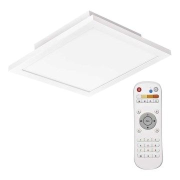 LED Димируема лампа LED/20W/230V квадратна + дистанционно 2700K-6000K