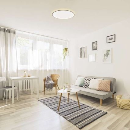 LED Димируема лампа LED/24W/230V кръгла + дистанционно 2700K-6000K