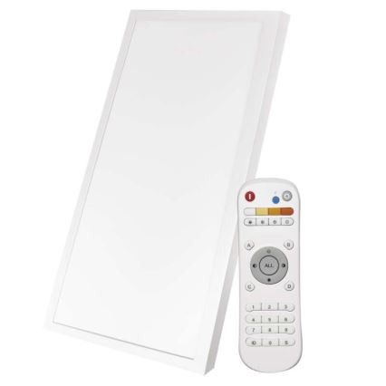 LED Димируема лампа LED/25W/230V правоъгълна + дистанционно 2700K-6000K