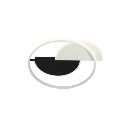 LED Димируем плафон LED/70W/230V 3000-6500K бял/черен + дистанционно управление