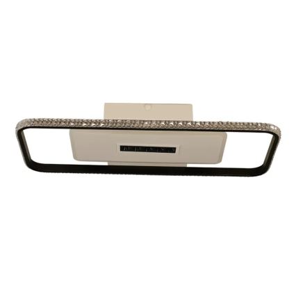 LED Димируем плафон LED/75W/230V 3000-6500K бял/черен + дистанционно управление