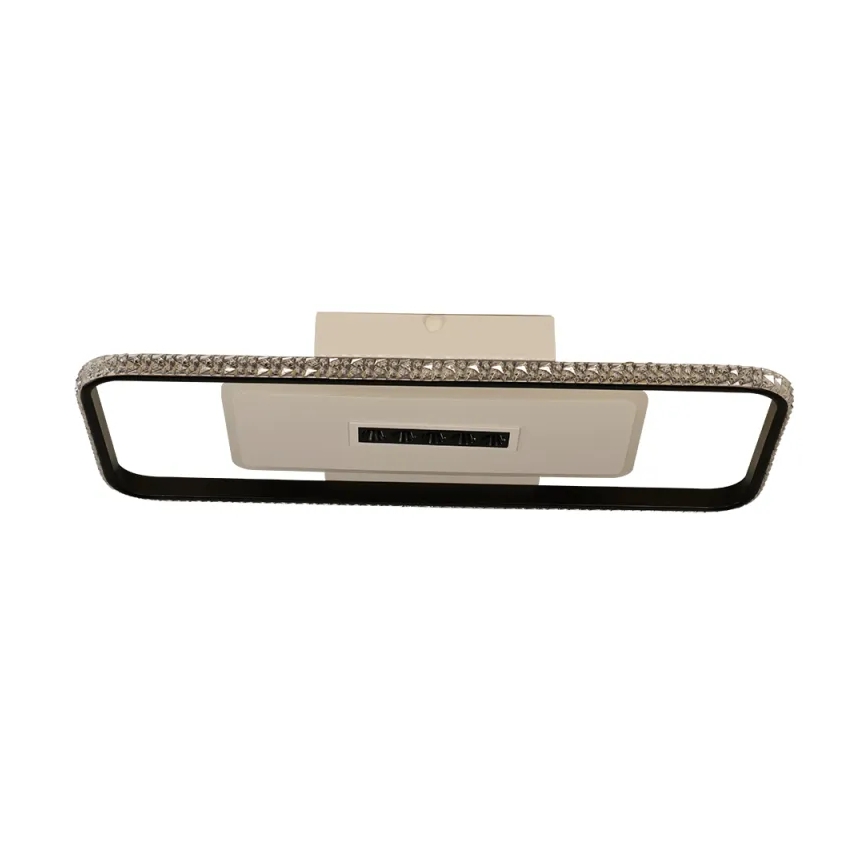 LED Димируем плафон LED/75W/230V 3000-6500K бял/черен + дистанционно управление