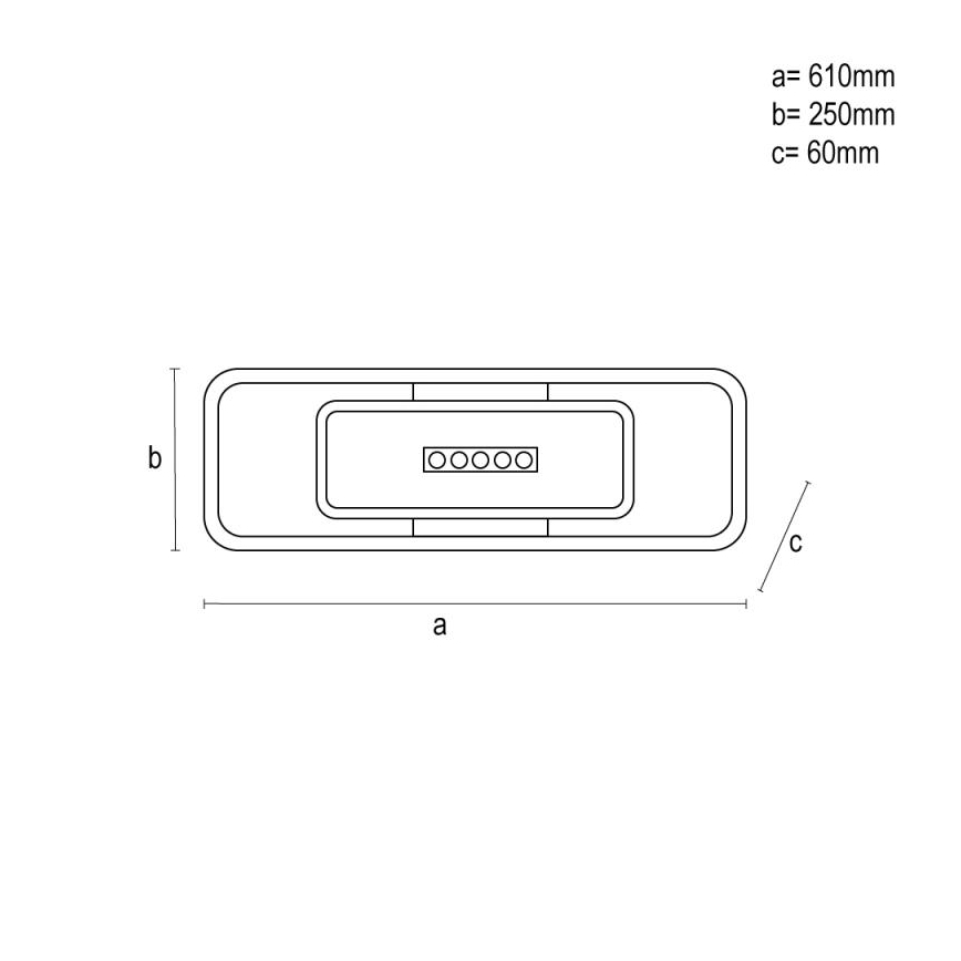 LED Димируем плафон LED/75W/230V 3000-6500K бял/черен + дистанционно управление