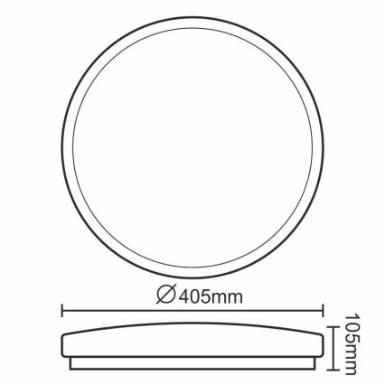 LED Димируема лампа OPAL LED/24W/230V