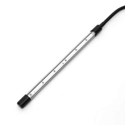 LED Димируема лампа с щипка за осветление на растения LED/3W/230V черен