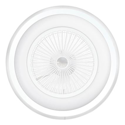 LED Димируема лампа с вентилатор ZONDA LED/48W/230V 3000-6000K бял + дистанционно управление