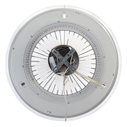 LED Димируема лампа с вентилатор ZONDA LED/48W/230V 3000-6000K бял + дистанционно управление