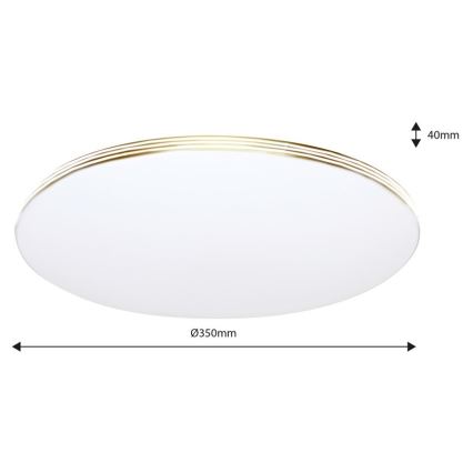 LED Димируема лампа SIENA GOLD LED/30W/230V + дистанционно