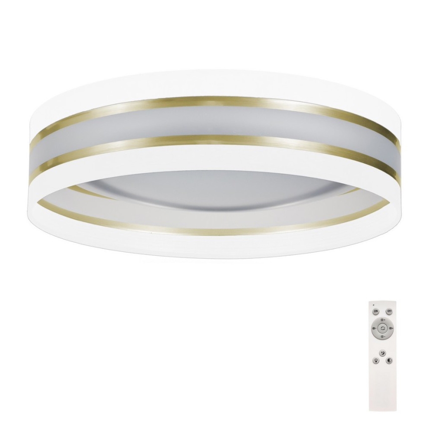 LED Димируема лампа SMART CORAL GOLD LED/24W/230V бяла/златиста + дистанционно