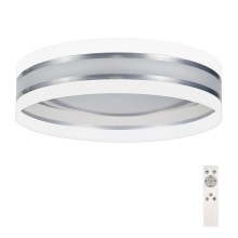 LED Димируема лампа SMART CORAL LED/24W/230V бяла/сребриста + дистанционно