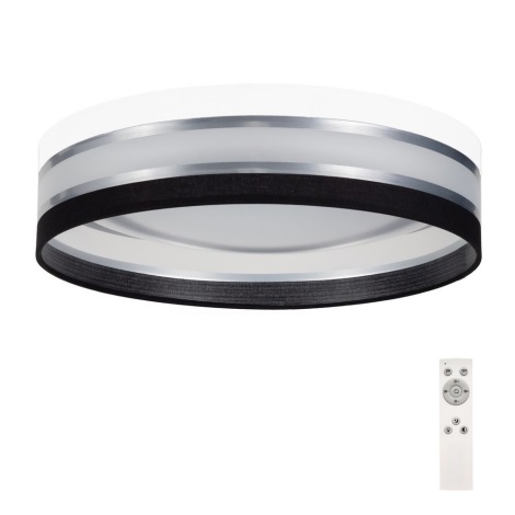 LED Димируема лампа SMART CORAL LED/24W/230V черна/бяла + дистанционно