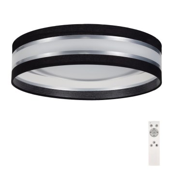 LED Димируема лампа SMART CORAL LED/24W/230V черна/сребриста + дистанционно