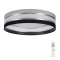 LED Димируема лампа SMART CORAL LED/24W/230Vчерна/сива + дистанционно