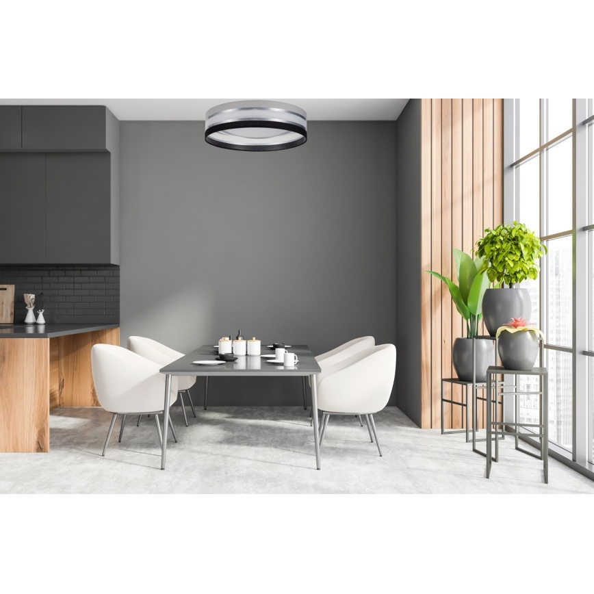 LED Димируема лампа SMART CORAL LED/24W/230Vчерна/сива + дистанционно