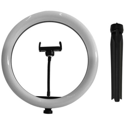 LED Димируема лампа със статив и държач за влогване LED/10W/5V 3200-5500K