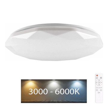 LED Димируема лампа за баня GALAXY LED/72W/230V Ø 49 см 3000-6000K IP44 + дистанционно управление