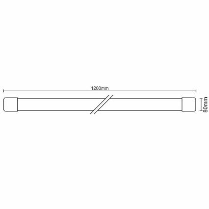 LED Димируема лампа за под кухненски шкаф LED/40W/230V 3000-6500K Wi-Fi Tuya IP40