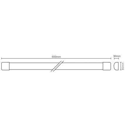 LED Димируема лампа за под кухненски шкаф със сензор LED/20W/230V 4000K IP40
