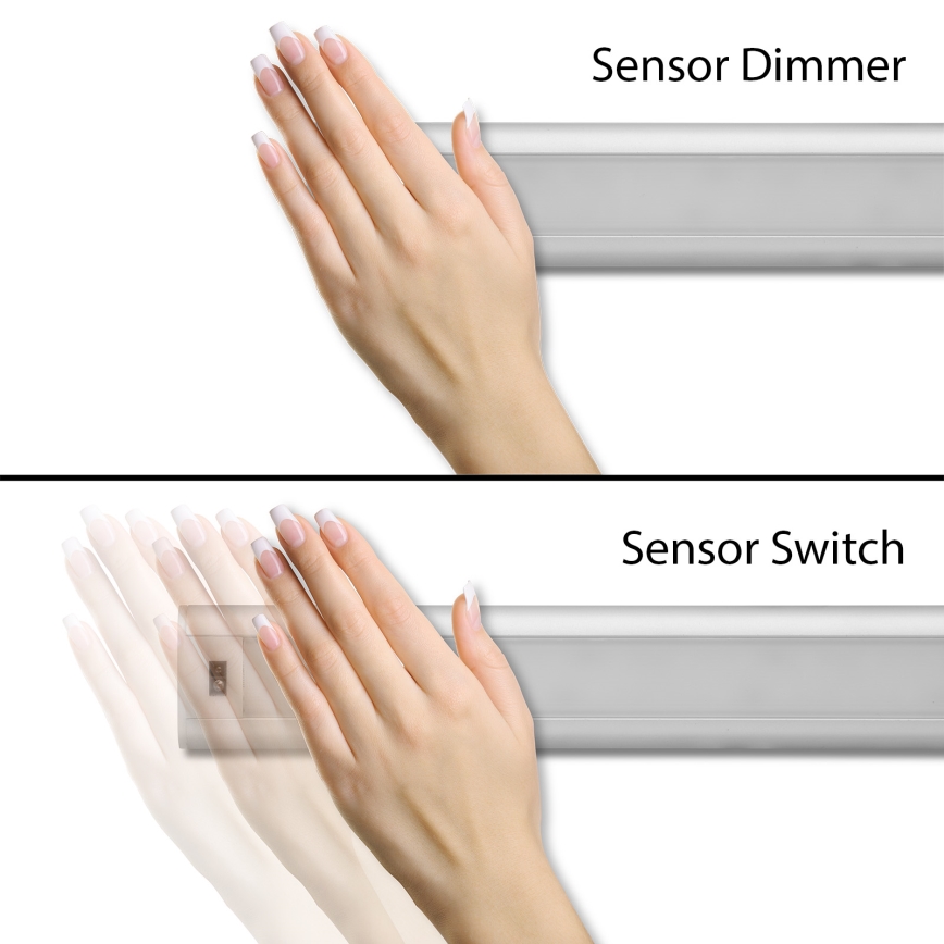 LED Димируема лампа за под кухненски шкаф със сензор LED/9W/12/230V 4000K