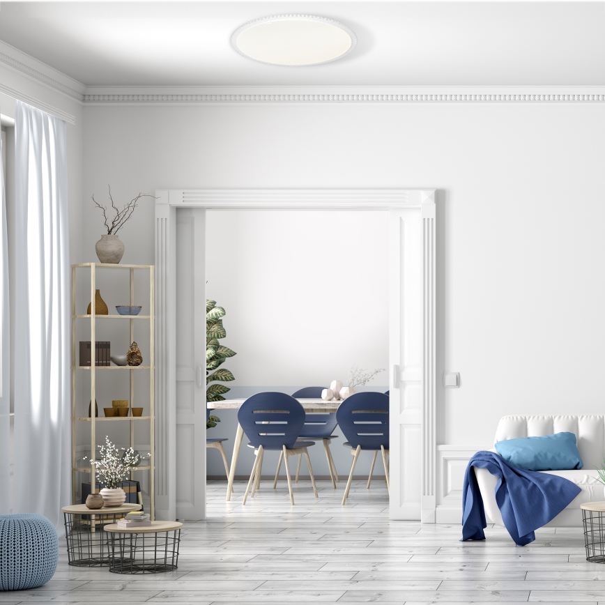 LED Димируема Лампа за таван CRUZ с дистанционно управление 1xLED/40W/230V 2000lm