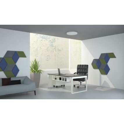 LED Димируема лампа за таван с дистанционно управление LED/42W/230V 40 см
