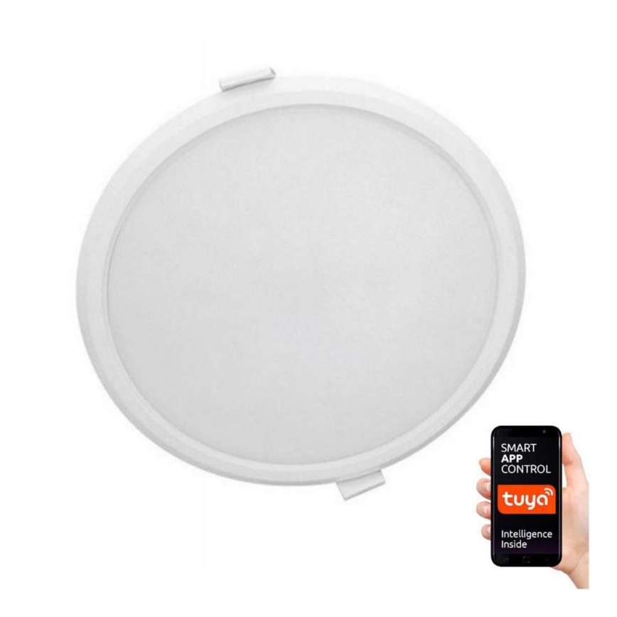 LED Димируема лампа за вграждане ALGINE LED/12W/230V Wi-Fi Tuya кръгла