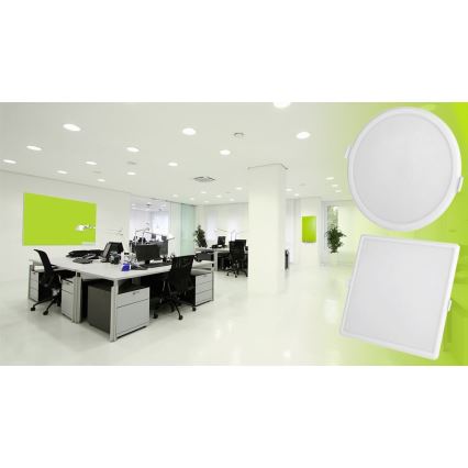 LED Димируема лампа за вграждане ALGINE LED/12W/230V Wi-Fi Tuya квадратна