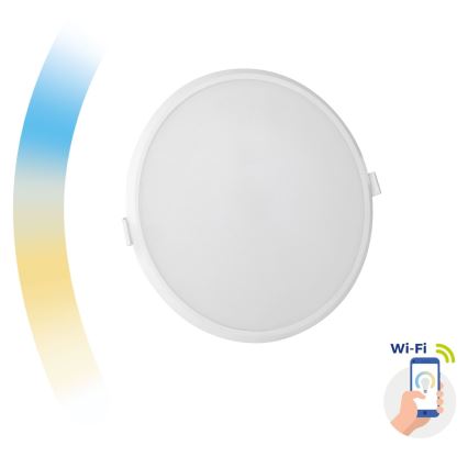 LED Димируема лампа за вграждане ALGINE LED/22W/230V Wi-Fi Tuya кръгла