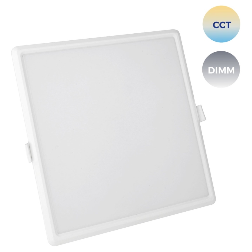 LED Димируема лампа за вграждане ALGINE LED/22W/230V Wi-Fi Tuya квадратна