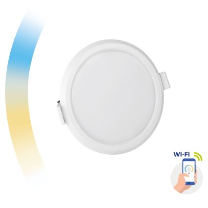 LED Димируема лампа за вграждане ALGINE LED/6W/230V Wi-Fi Tuya кръгла