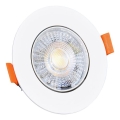 LED Димируема лампа за вграждане ZITA LED/3/5/7W/230V 3000/4000/6000K Ø 9 см бял
