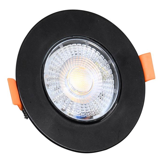 LED Димируема лампа за вграждане ZITA LED/3/5/7W/230V 3000/4000/6000K Ø 9 см черен