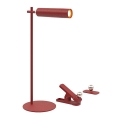 LED Димируема магнитна акумулаторна настолна лампа 3в1 LED/3W/5V 4000K 1500 mAh червен