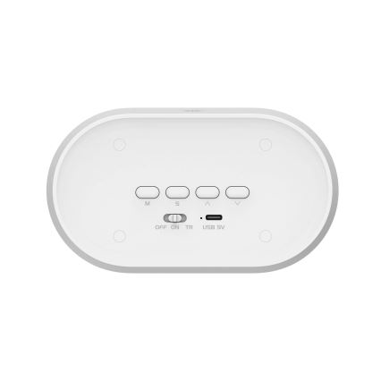 LED Димируема малка нощна лампа с будилник KAJA LED/1,3W/5V 3000K