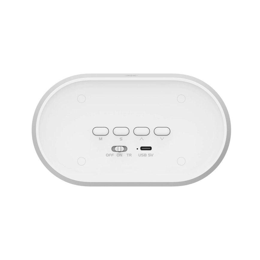 LED Димируема малка нощна лампа с будилник KAJA LED/1,3W/5V 3000K