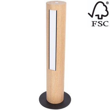 LED Димируема настолна лампа CONOR LED/9W/230V дъб – FSC сертифицирано