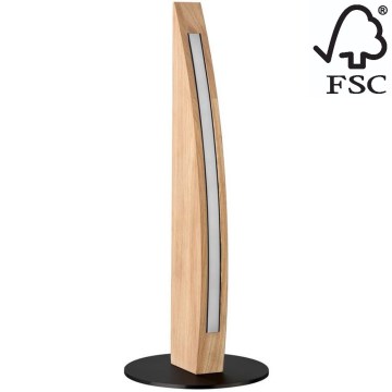LED Димируема настолна лампа DUBAI LED/4W/230V дъб – FSC сертифицирано