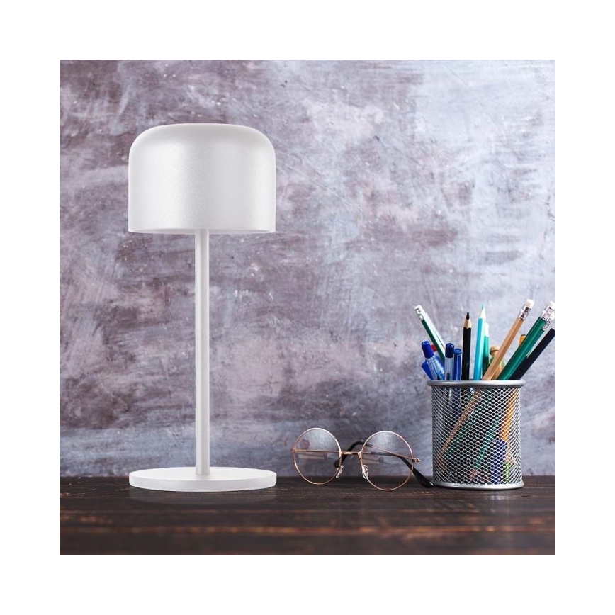 LED Димируема акумулаторна настолна touch лампа LED/1,5W/5V 2700-5700K IP54 2200 mAh бял