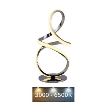 LED Димируема настолна лампа LED/28W/230V 3000/4000/6500K лъскав хром