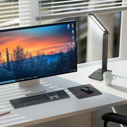 LED Димируема настолна лампа NOBLITE N LED/7W/230V 3000/4000/6500K черен